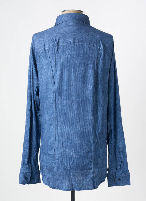 Chemise manches longues bleu DESOTO pour homme