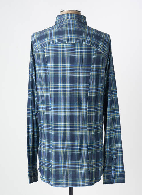 Chemise manches longues bleu DESOTO pour homme