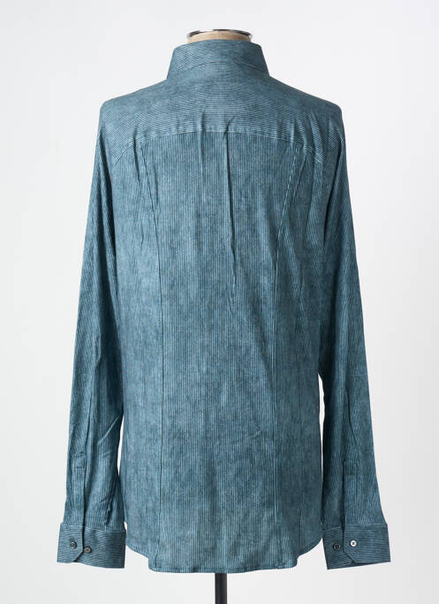 Chemise manches longues bleu DESOTO pour homme