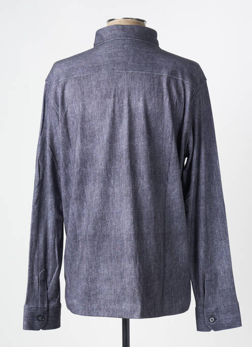 Chemise manches longues bleu DESOTO pour homme