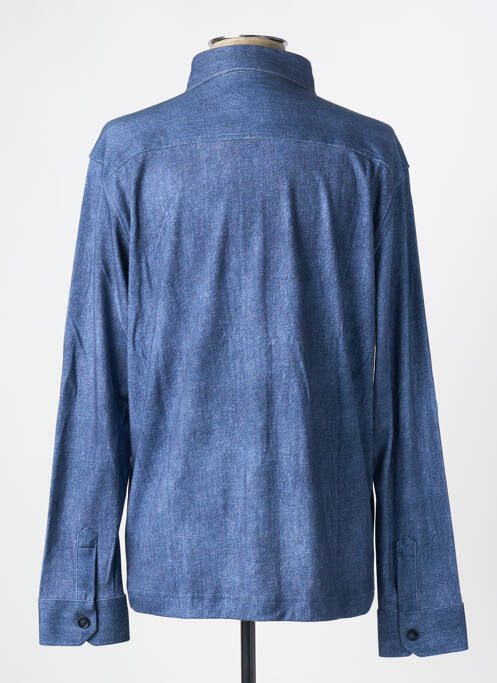 Chemise manches longues bleu DESOTO pour homme