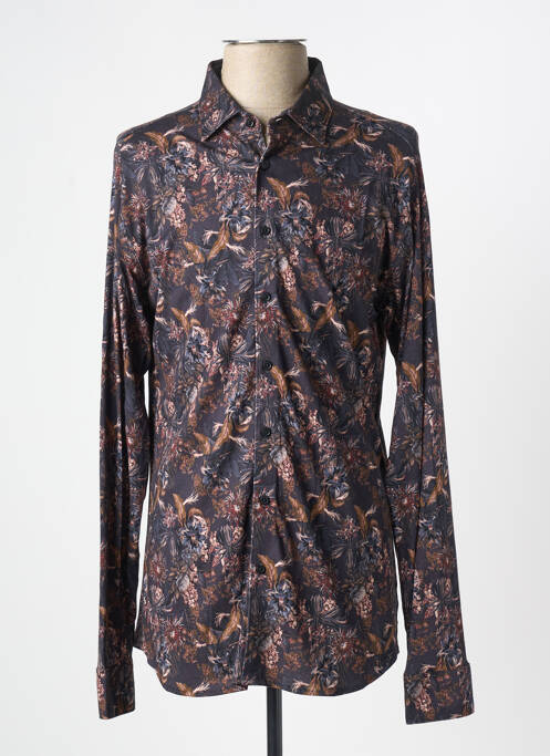 Chemise manches longues bleu DESOTO pour homme