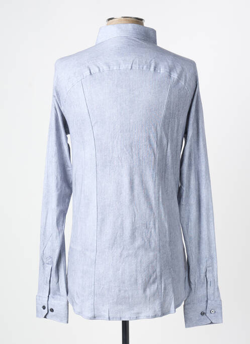 Chemise manches longues bleu DESOTO pour homme