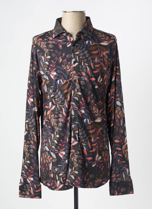 Chemise manches longues noir DESOTO pour homme