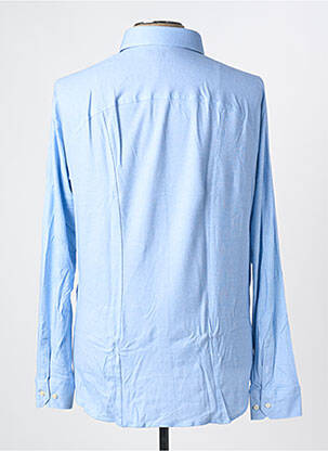 Chemise manches longues coupe cintrée bleu DESOTO homme