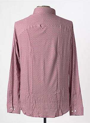 Chemise manches longues imprimé fantaisie orange DESOTO homme