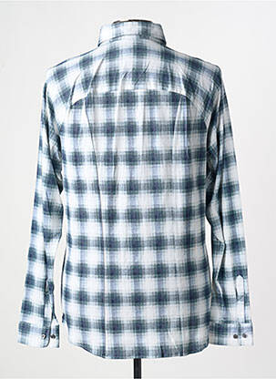 Chemise manches longues coupe cintrée bleu DESOTO homme