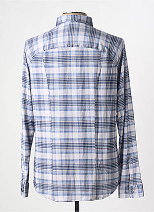 Chemise manches longues imprimé écossais gris DESOTO homme
