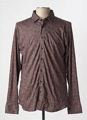 Chemise manches longues marron DESOTO pour homme seconde vue