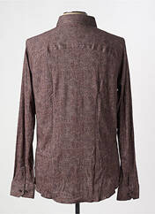 Chemise manches longues marron DESOTO pour homme seconde vue