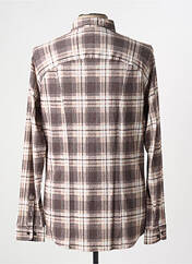 Chemise manches longues marron DESOTO pour homme seconde vue