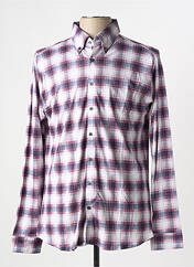 Chemise manches longues rouge DESOTO pour homme seconde vue