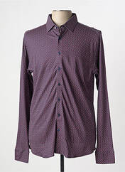 Chemise manches longues rouge DESOTO pour homme seconde vue