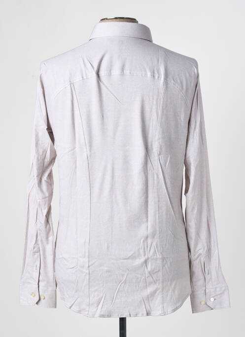 Chemise manches longues beige DESOTO pour homme