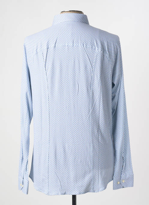 Chemise manches longues bleu DESOTO pour homme