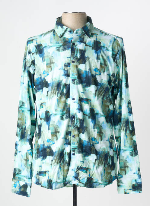 Chemise manches longues vert DESOTO pour homme