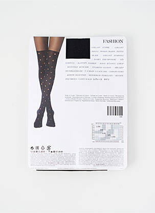 Collants imprimé pois noir CALZEDONIA femme