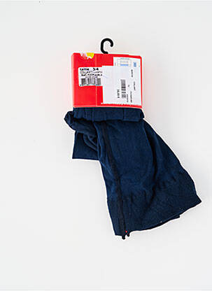 Collants bas/collant bleu BERTHE AUX GRANDS PIEDS femme