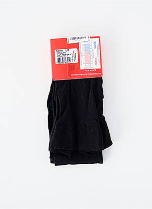 Collants imprimé fantaisie noir BERTHE AUX GRANDS PIEDS femme