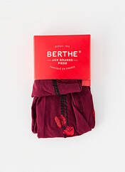 Collants rouge BERTHE AUX GRANDS PIEDS pour femme seconde vue