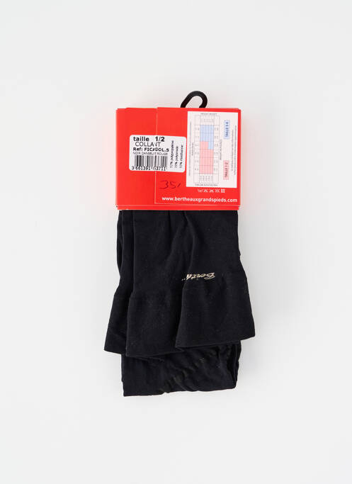 Collants noir BERTHE AUX GRANDS PIEDS pour femme