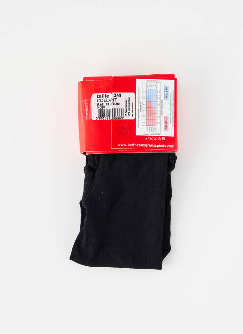 Collants noir BERTHE AUX GRANDS PIEDS pour femme