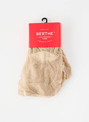 Collants imprimé fantaisie chair BERTHE AUX GRANDS PIEDS femme