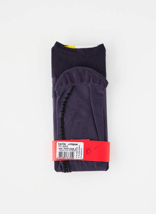 Chaussettes gris BERTHE AUX GRANDS PIEDS pour femme