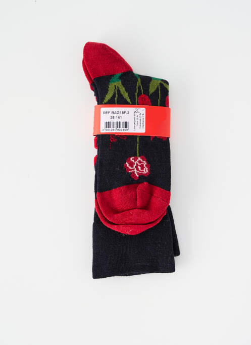 Chaussettes noir BERTHE AUX GRANDS PIEDS pour femme