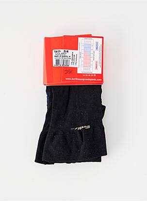 Collants imprimé fantaisie noir BERTHE AUX GRANDS PIEDS femme