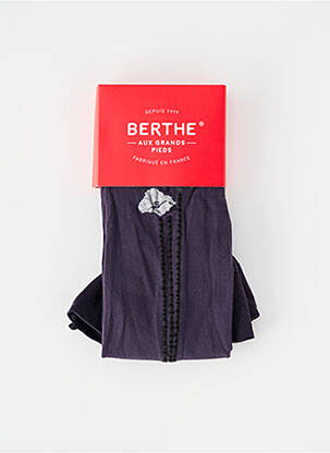 Collants imprimé fantaisie gris BERTHE AUX GRANDS PIEDS femme
