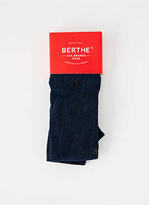 Collants stretch bleu BERTHE AUX GRANDS PIEDS femme
