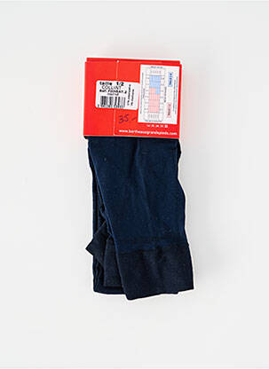 Collants stretch bleu BERTHE AUX GRANDS PIEDS femme