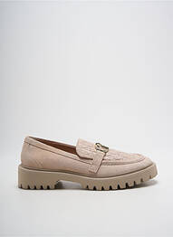 Mocassins nubuck talon plat jusqu'à 3cm rose LIU JO femme