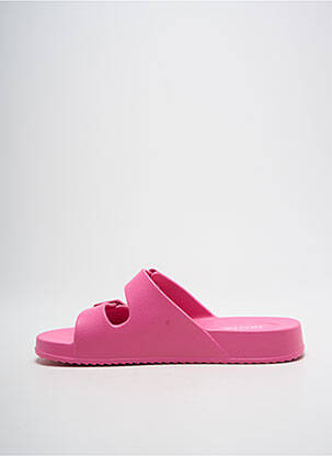 Mules/sabots matière lisse talon plat jusqu'à 3cm rose TANTÄ femme