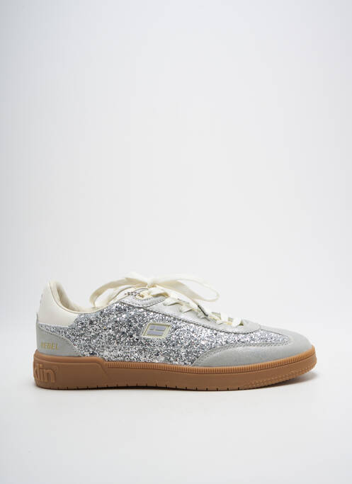 Baskets argent D.FRANKLIN pour femme