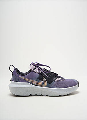 Baskets bout rond talon de 4 à 6cm violet NIKE femme
