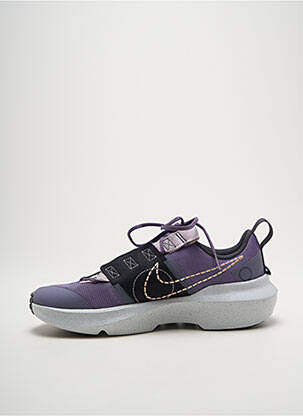 Baskets bout rond talon de 4 à 6cm violet NIKE femme