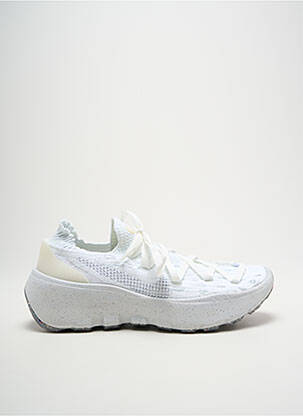Baskets bout rond talon de 4 à 6cm blanc NIKE femme