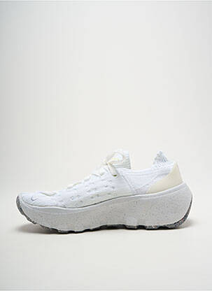 Baskets bout rond talon de 4 à 6cm blanc NIKE femme