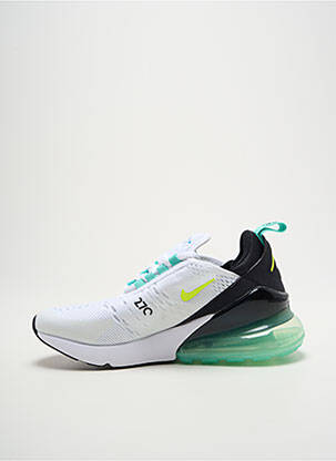 Baskets fermeture lacets bout rond blanc NIKE garçon