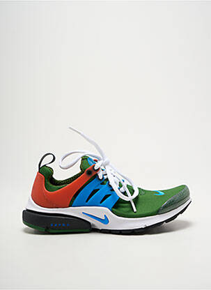Baskets fermeture lacets bout rond vert NIKE garcon