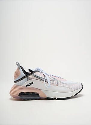 Baskets bout rond talon de 4 à 6cm rose NIKE femme