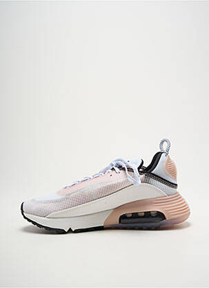 Baskets bout rond talon de 4 à 6cm rose NIKE femme