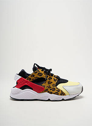 Baskets bout rond talon de 4 à 6cm marron NIKE femme