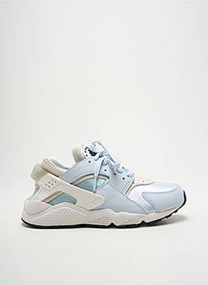 Baskets bout rond talon de 4 à 6cm bleu NIKE femme