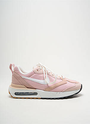 Baskets bout rond talon plat jusqu'à 3cm rose NIKE femme