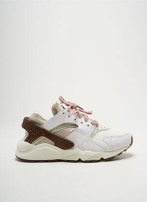 Baskets bout rond talon plat jusqu'à 3cm marron NIKE femme