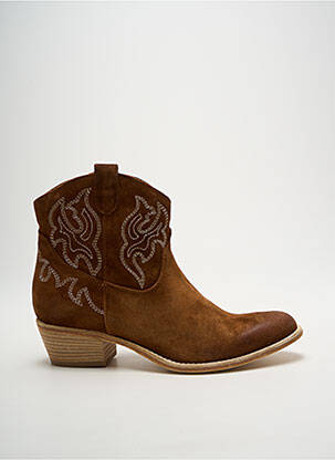 Bottines/boots bout pointu talon de 4 à 6cm marron PAOYAMA femme