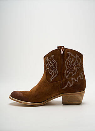 Bottines/boots bout pointu talon de 4 à 6cm marron PAOYAMA femme